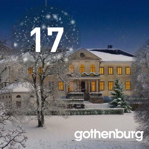 Näss slott i skymning och vinter, 17 christmas countdown